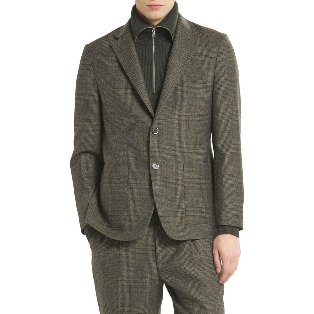 Barena Tailored Grey Wool Jacket